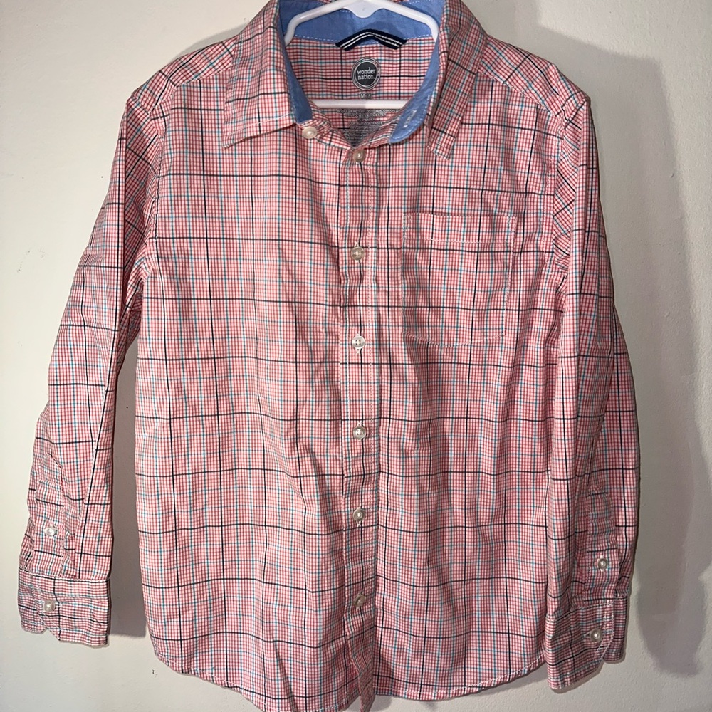 Boys long sleeve button up